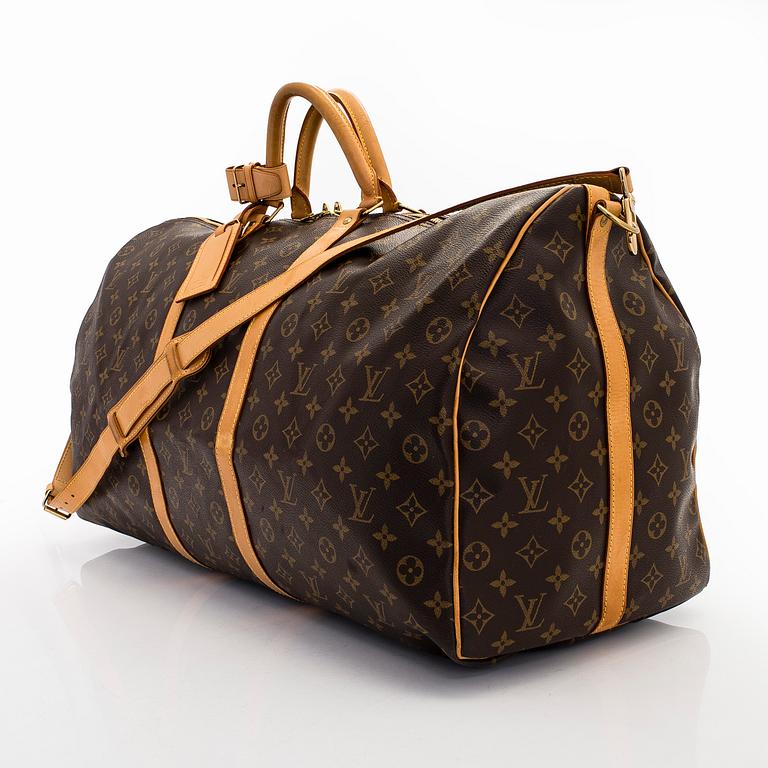 Louis Vuitton, a Monogram Canvas 'Keepall 60 Bandoulière' weekend bag.