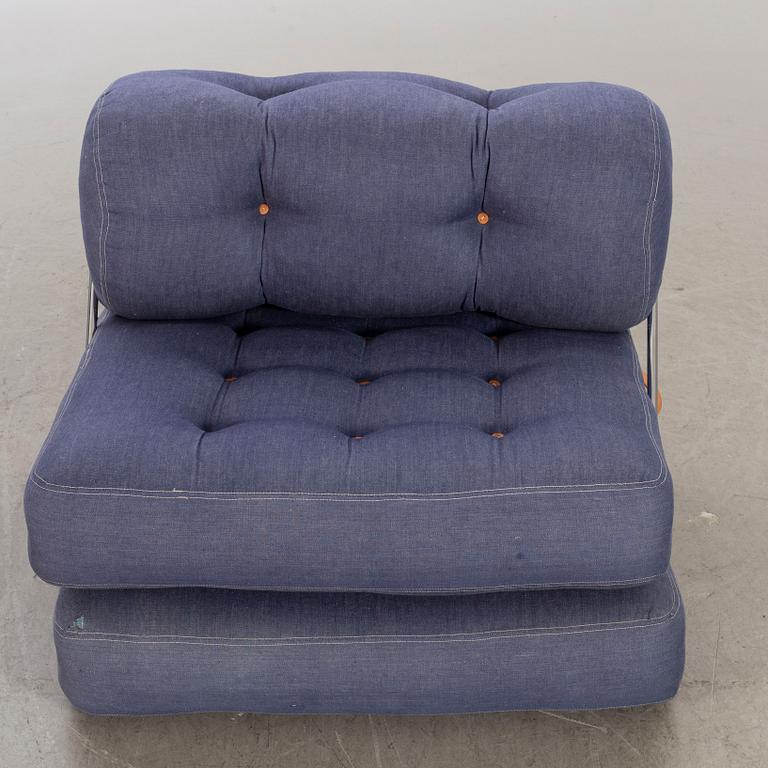 GILLIS LUNDGREN, LOUNGE CHAIR "TAJT" IKEA 1970'S.