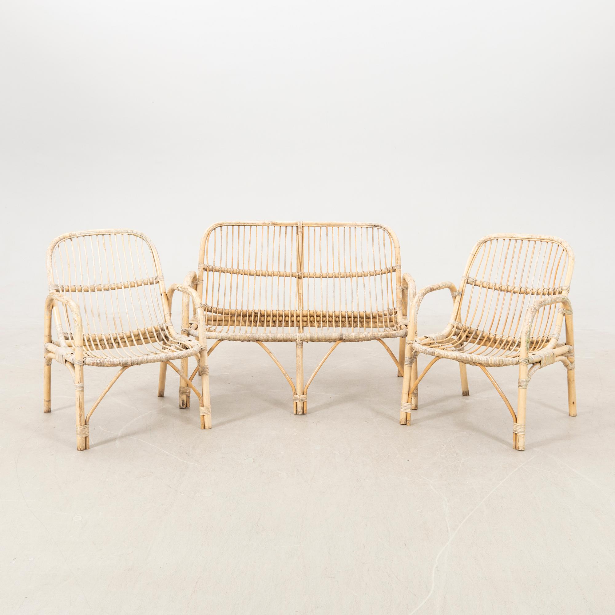 Trädgårdsgrupp 3 dlr 1900-talets mitt.