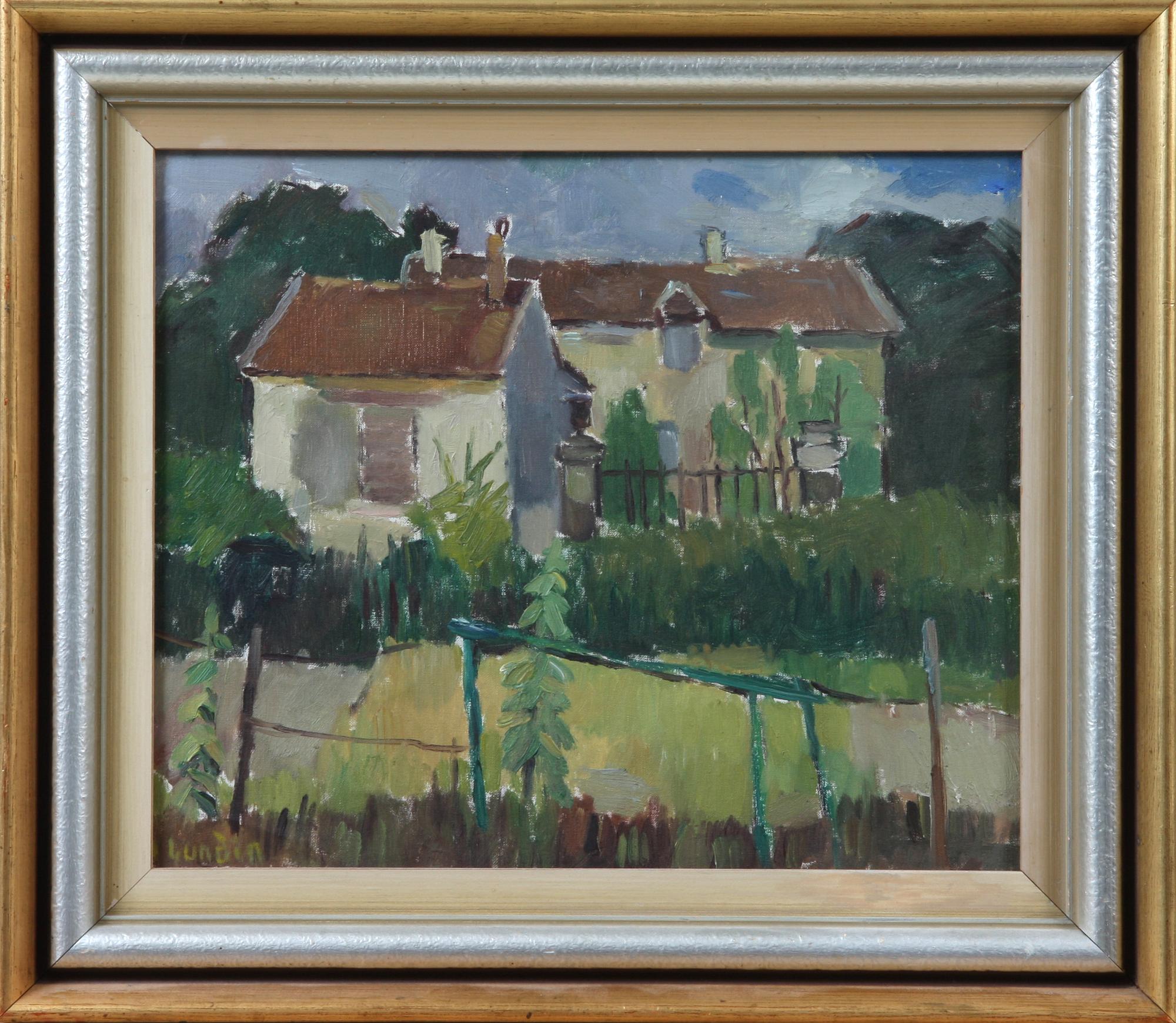 OKÄND KONSTNÄR, olja på duk, sign Lundin.