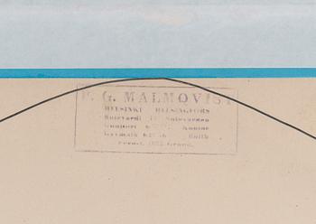 LITOGRAFISKT TRYCK, panoramavyer, 1870-tal.