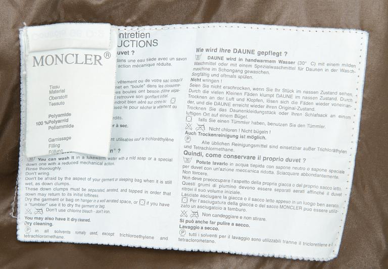 MONCLER, DUNJACKA, storlek 2.