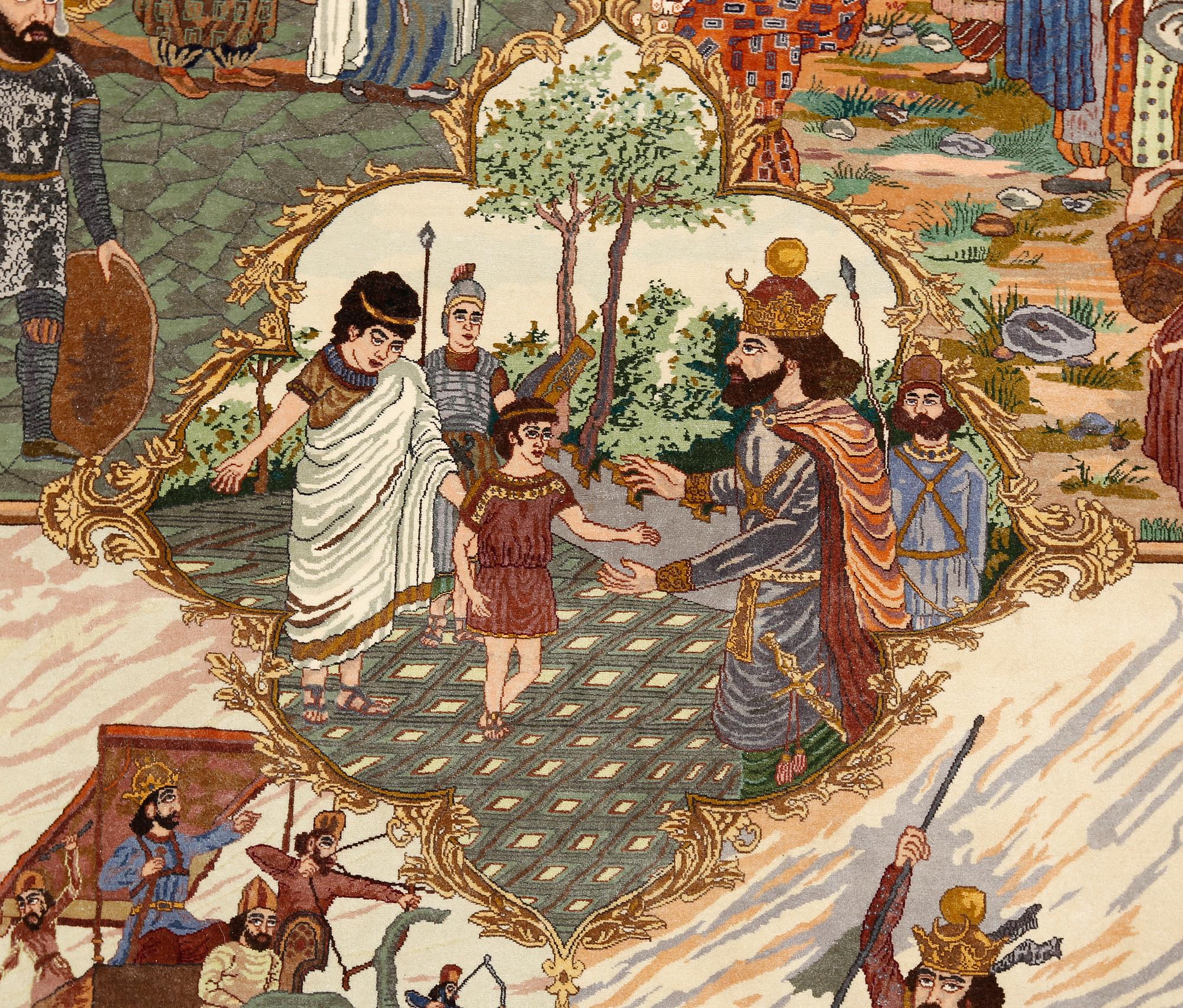 MATTA, Täbris, figural. Ca 212x148 cm.