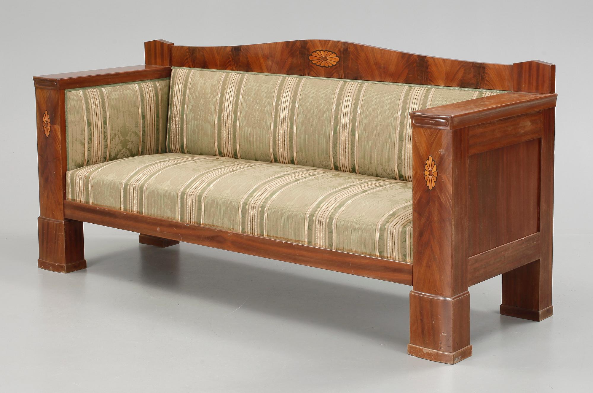 SOFFA, empirestil, sent 1800-tal.