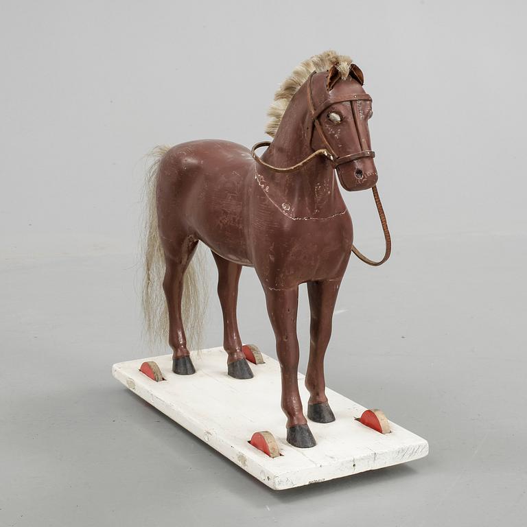 LEKSAKSHÄST, trä, tidigt 1900-tal.