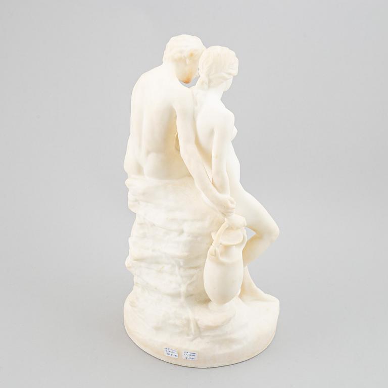 REINHOLD BÖLTZIG, skulptur. Signerad. Marmor, höjd 37 cm.