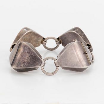 ALTON, a silver bracelet by Pege (Karl-Erik Palmberg), Falkenberg, 1966.