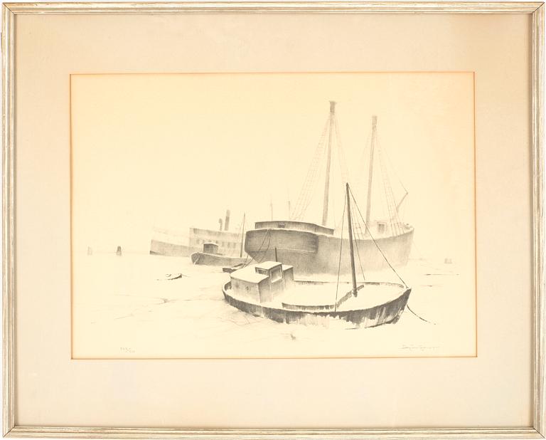 BJÖRN JONSSON, litografi, sign o numr 247/310.