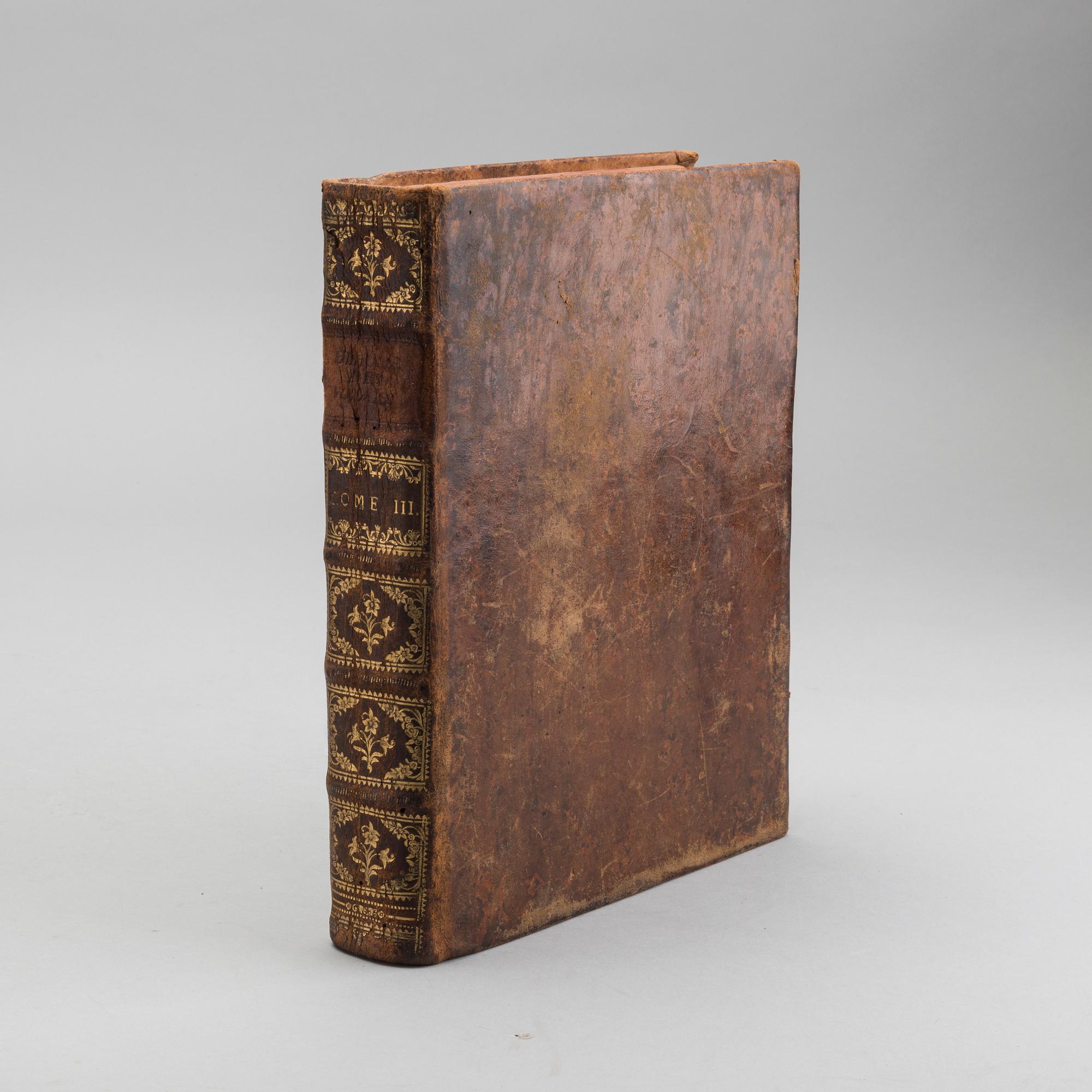 ANTOINE FRANCOIS PREVOST, "HISTORIE GENERALE DES VOYAGES... " 3 vol, utgivare Pierre d' Hondt 1747.