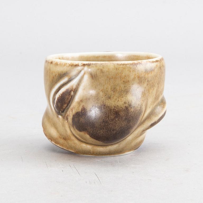 Stoneware bowl by Axel Saltso, Royal Copenhagen, Denmark.