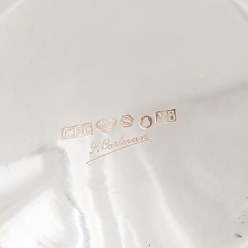 Sven Carlman, ljusstakar, ett par, silver, CF Carlman, Stockholm 1949.