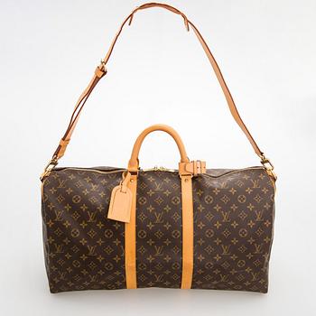 Louis Vuitton, 'Keepall 55 bandoulière', weekend bag.