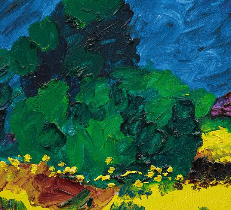 Inge Schiöler, Summer landscape.