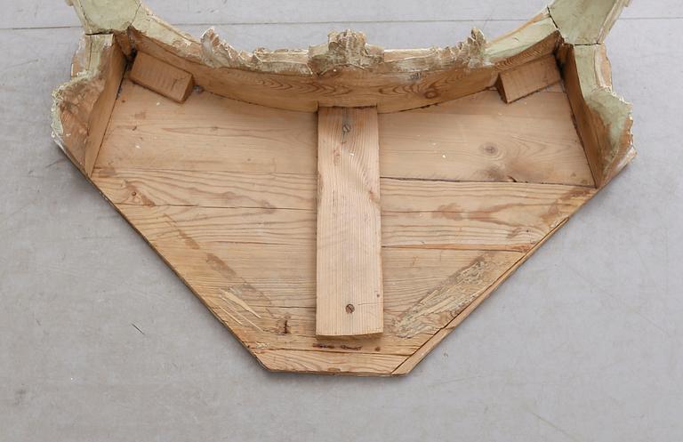HÖRNKONSOLBORD, rokokostil, 1800-talets andra hälft.