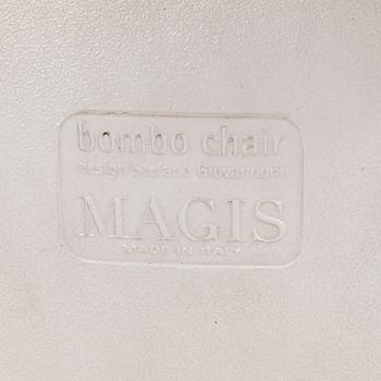 A set of eight 'Bombo' chairs by Stefano Giovanni, Magis.