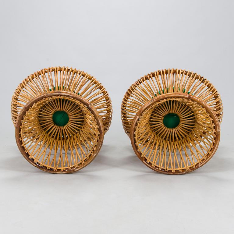 Franco Albini & Gino Colombini, a pair of 'Margherita' lounge chairs for Bonacina, Italy.