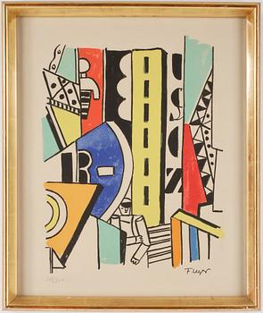 Fernand Léger · FERNAND LÉGER, efter, färglitografi, signerad i trycket. Numrerad 278/300.