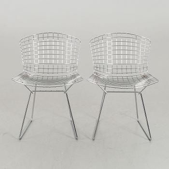 A PAIR OF HARRY BERTOIA "SIDE CHAIR" by Knoll International.