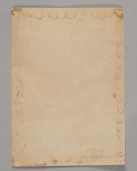 Constantin Hansen, Studie efter Belvederetorson.