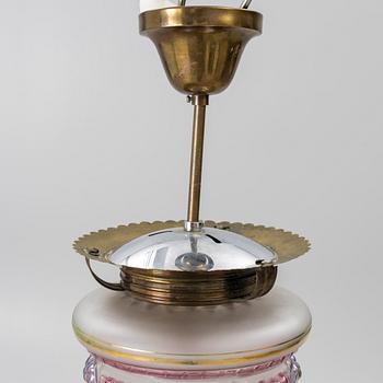 An early 20th century ceiling lamp.