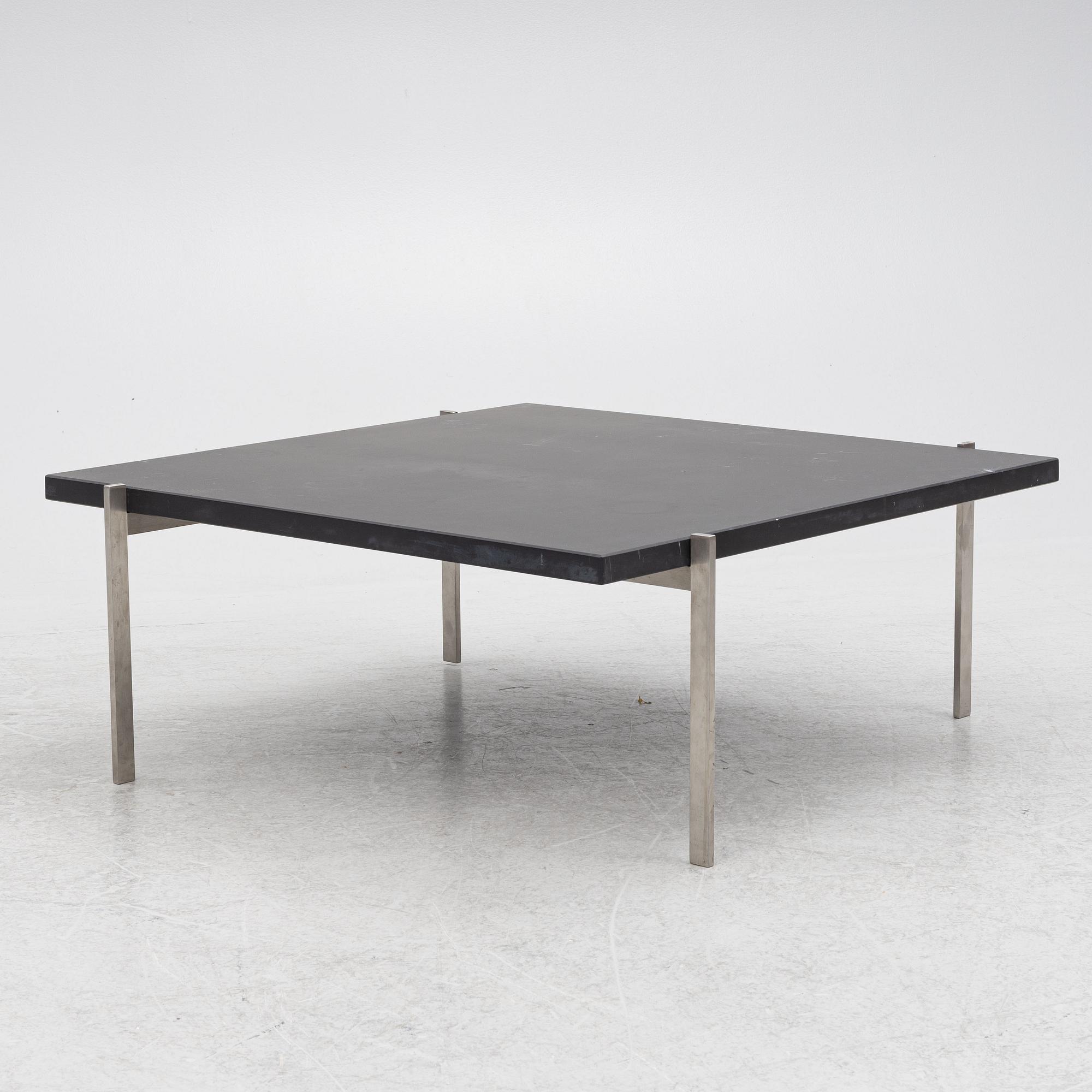 Poul Kjaerholm, coffee table, "PK 61", Fritz Hansen, Denmark, 2016.