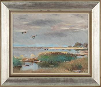 Lindorm Liljefors, oil on panel, signed.