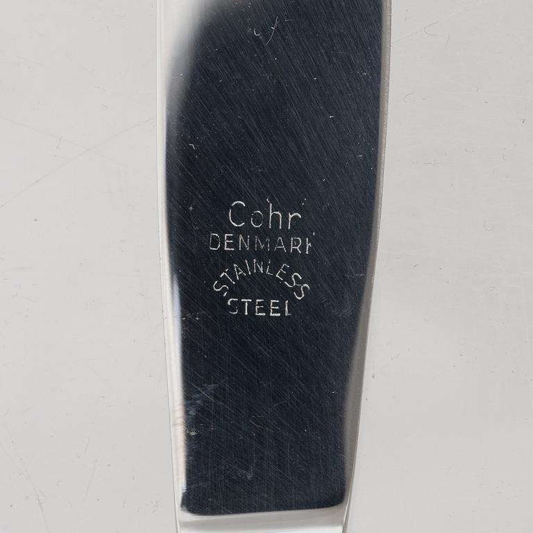 Besticksdelar, 24 st, silver, "Gammal dansk/Old Danish", bl a Cohr, Danmark.