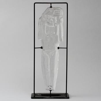 SKULPTUR, glas, Erik Höglund, Boda, osignerad, 1900-talets andra hälft.