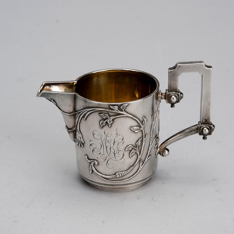 GRÄDDSNÄCKA, silver, Ryssland, sekelskiftet 1800/1900. Vikt 171,1 g.