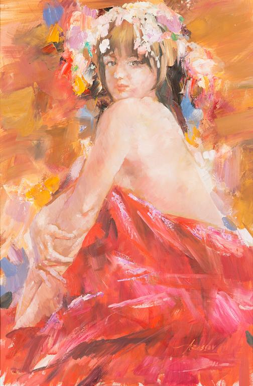 Chingiz Arif Oglu Abassov, olja på duk, signerad.