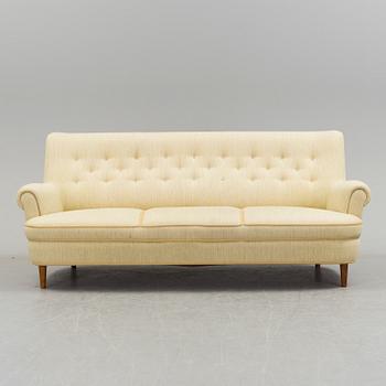 CARL MALMSTEN, soffa, "Hemmakväll", 1900-talets andra hälft.