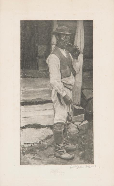 Akseli Gallen-Kallela, "Lojägare".