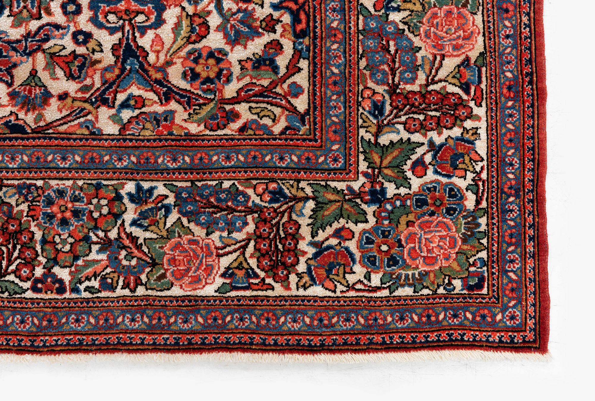 Matta, semiantik Keshan, centrala Persien, ca 205 x 135 cm.