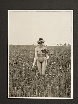 MAPP MED 19 st BILDER, "Eva im Paradies", Tyskland, 1910-tal.