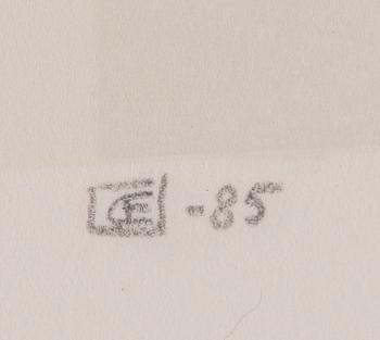 CAROLUS ENCKELL, serigrafi, monogramsignerad CE, daterad -85 och numrerad 24/200.
