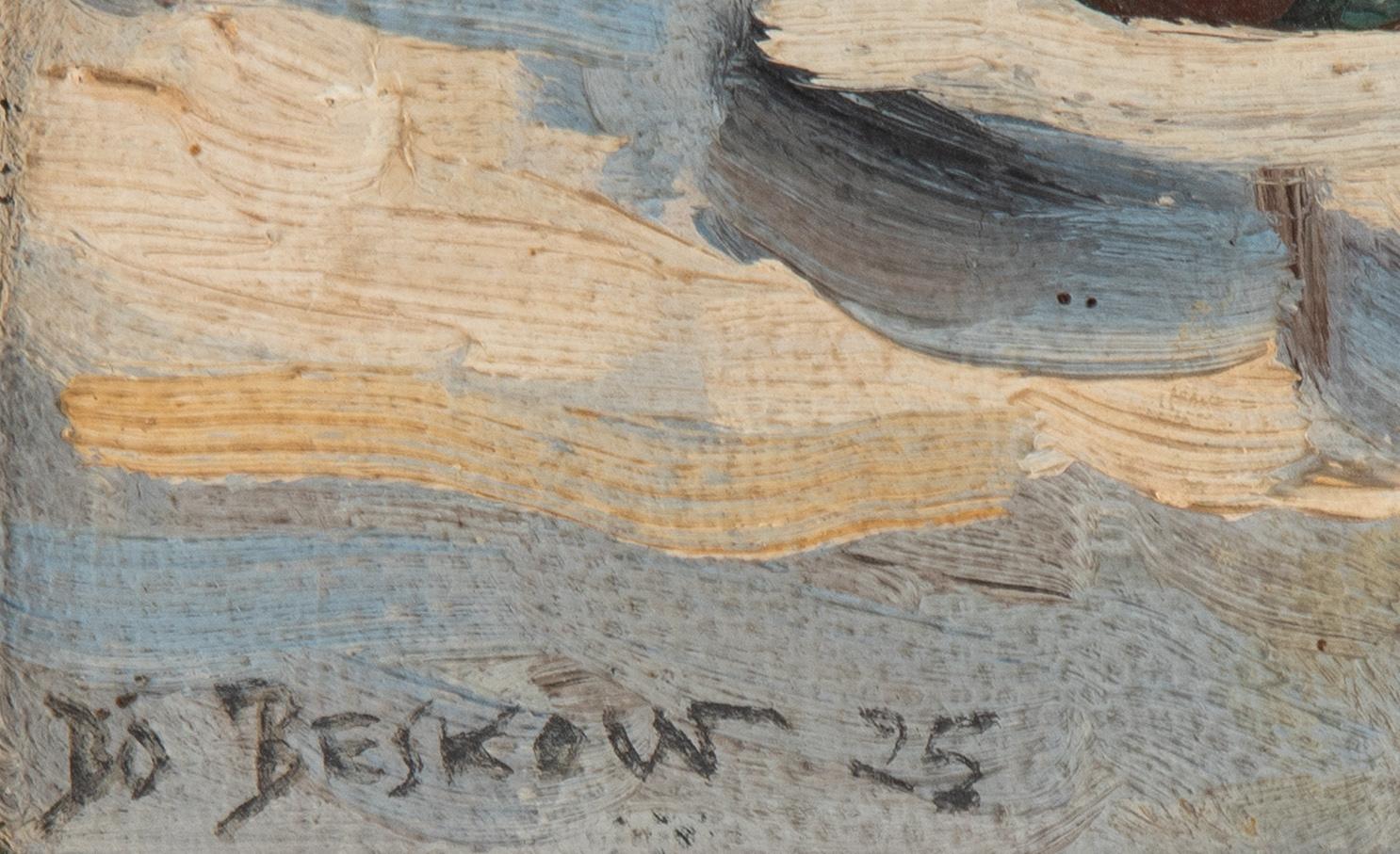 Bo Beskow, oil on canvas/papaer-panel, signed and dated 1925.