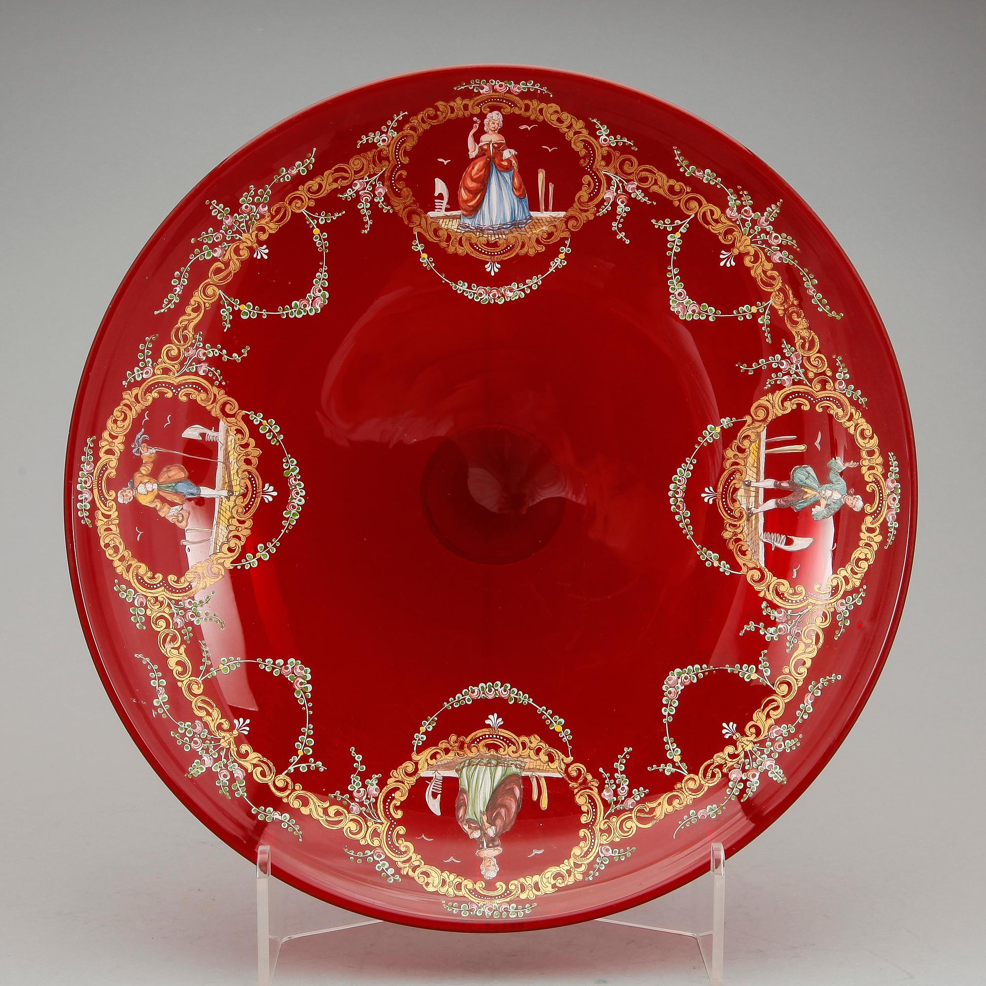 SERVISDELAR, 6 delar, Italien, 1800/1900-tal.