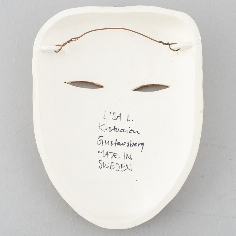 Lisa Larson, mask, stengods, K-Studion, Gustavsberg.