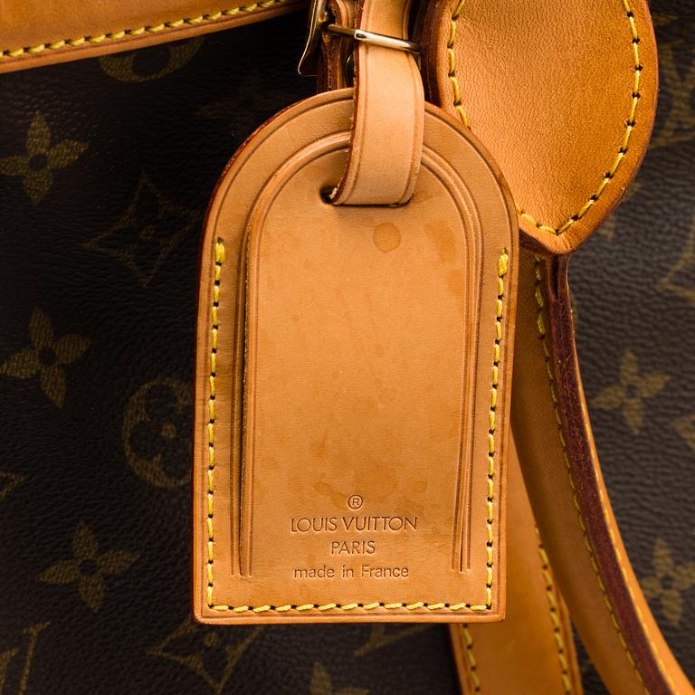 LOUIS VUITTON, a monogram canvas dog bag.