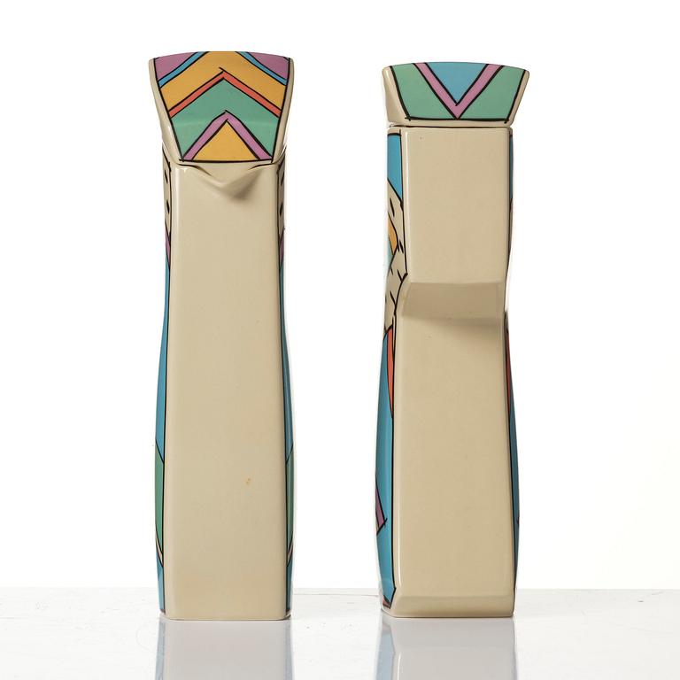 Dorothy Hafner, a 47-piece "Flash" ceramic dinner service, Rosenthal, Germany, post 1984.