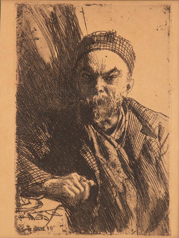 Anders Zorn, "Paul Verlaine II".