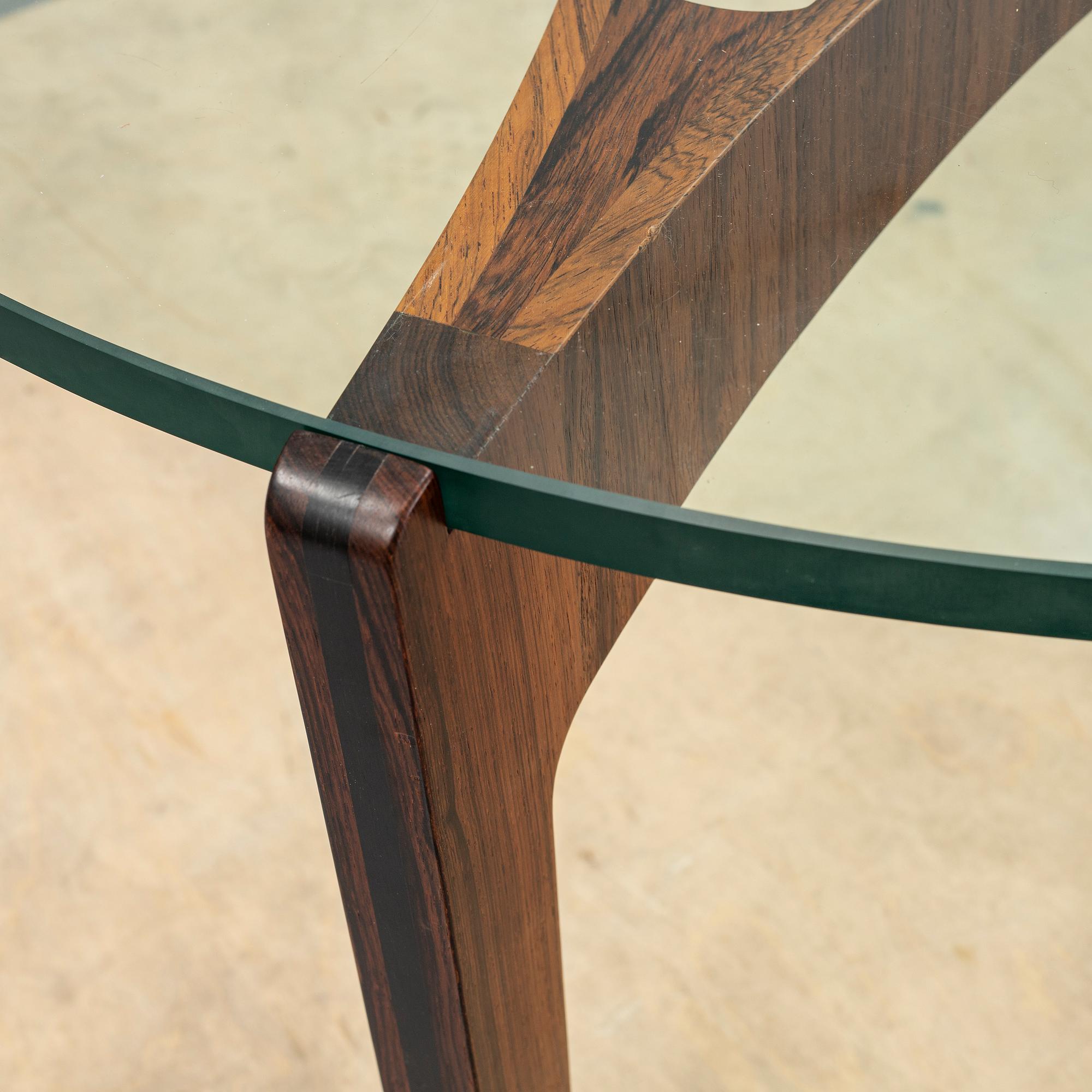 A Danish rosewood coffee table, Svend Ellekaer, Christian Linnebergs möbelfabrik. 1960's.