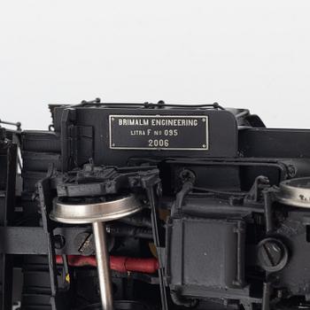 Brimalm, a model of a steam locomotive, gauge H0, numbered 95/110, dated 2006.