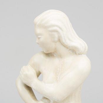 HARALD SALOMON, signed stoneware sculpture.