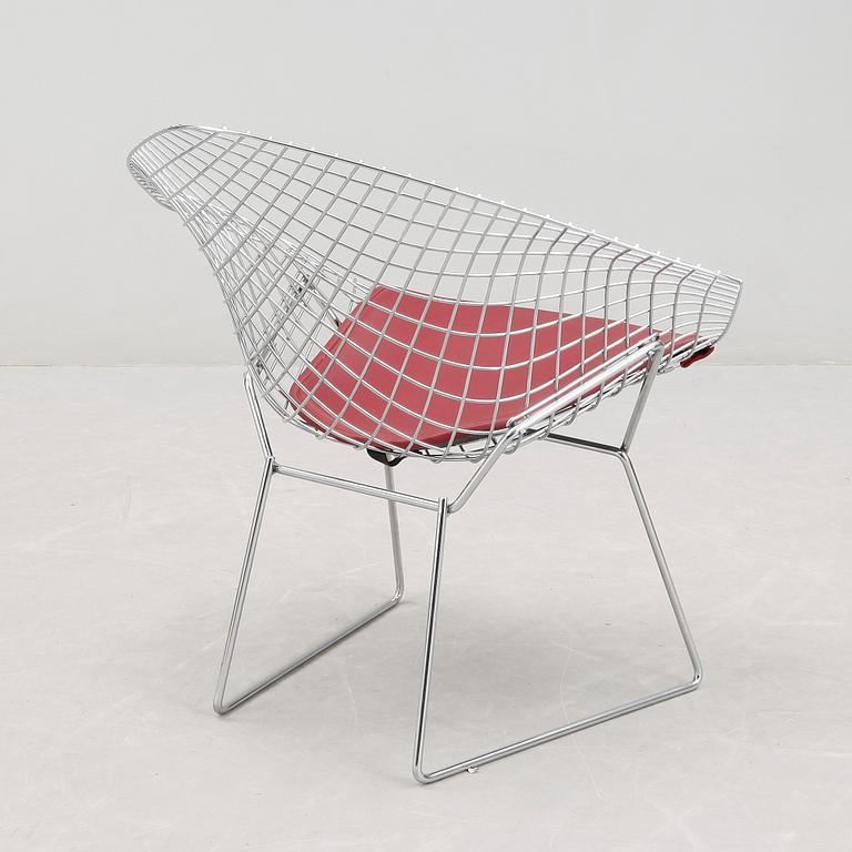 FÅTÖLJ, "Diamond Chair", Harry Bertoia, ny tillverkning av Knoll, modellen formgiven 1952.