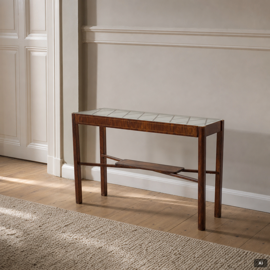 A plant stand, Scandinavian Modern, 1940s.