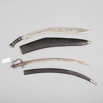 SABEL samt KUKRI, bland annat Indien, 1900-tal.