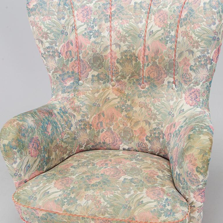 Ilmari Lappalainen, A 'Rex' armchair for Asko, mid-20th century.