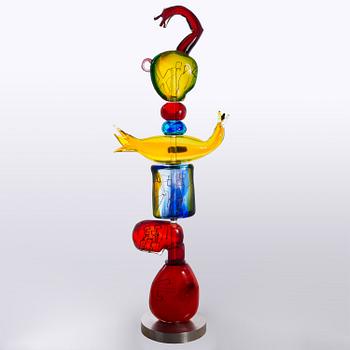 SOILE YLI-MÄYRY, skulptur, "Burning Hand", signerad Soile Yli-Mäyry.