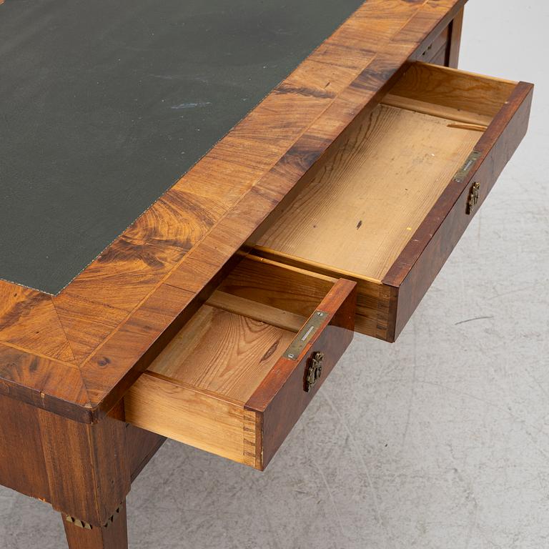 A late Gustavian style desk, 19th century.